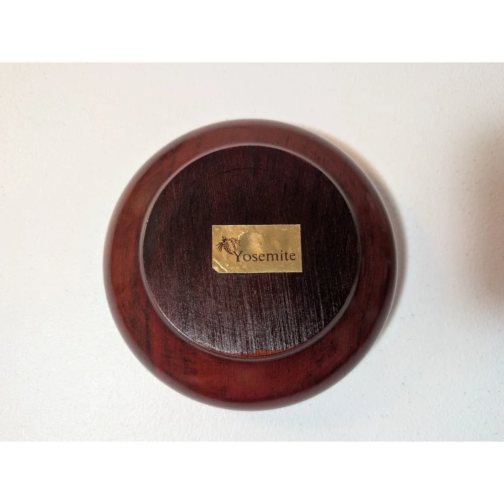 Yosemite Souvenir Turned Wood Bowl 5.5